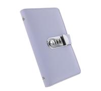 DIKACA Savings Challenge Binder with Secure Lock Personal Money Saving Book with Multipurpose Storage for Cash Receipts Cards Financial Organizer for Budgeting and Secure Asset Protection