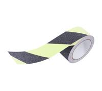 DIKACA Self Luminous Green Luminous Tape Slip Frosted Warning Stripe Reflective Caution Tape for Staircase Safety and Guiding High Brightness Glow for Indoor Outdoor Use