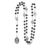 DIKACA Seven Sorrows Catholic Rosary Beaded Necklace for Women Religious Prayer Jewelry Lightweight Smooth Chain Suitable for Daily Wear Parties Weddings and Spiritual Expression