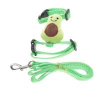 DIKACA Small Pet Harness Leash Set for Hamsters Rabbits Ferrets Soft Nylon Plush Vest with Traction Rope for Outdoor Walking Jogging and Photo Taking