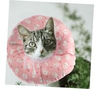 DIKACA Soft Anti-scratch Pet Collar for Cats After Surgery Comfortable Protective Neck Circle Easy to Wear and Suitable for Post-operative Healing and Licking Prevention