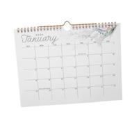 DIKACA Spiral Bound Vertical Wall Calendar with Ample Writing Space for Work and Academic Use Hang Yearly Planner From January to December Functional Wall Decor for Home and Office
