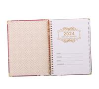 DIKACA Spiral Planner Notebook with Cover Weekly and Monthly Scheduling Notepad for Office School Home Use Portable Paper Notebook for To-do Lists and Project Notes