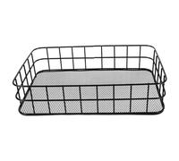 DIKACA Stable Iron Platform Hamster Cage with Chinchilla Bed for Small Animals Fun Play and Exercise Station Suitable for Hamsters Gerbils and Chinchillas Black Frame