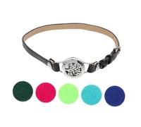 DIKACA Stainless Steel Hollow-out Diffuser Bracelet Aromatherapy Perfume Wristband for Women Chic Accessory