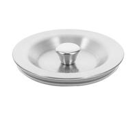 DIKACA Stainless Steel Kitchen Sink Drain Stopper Lid Sink Cover for Odor Control Dirt Barrier Easy to Clean Modern Design Basin Plug for Home Use