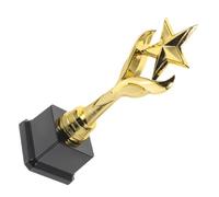 DIKACA Star Shaped Plastic Trophy for Party Competition Celebration Award for Childrens Dance Singing and Sports Events Ceremony Prize for Talent Shows and School Contests