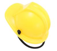 DIKACA Stylish Yellow Pet Decorative Hat for Lizards and Crawl Pets, Lightweight Plastic Bearded Dragon Helmet as Photo Prop and Festival Gift