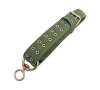DIKACA Thickened Livestock Collar with Buckle Adjustable Double-row Design for Cattle Sheep Horses Animal Husbandry Supply Green Medium