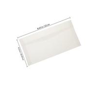 DIKACA Translucent Paper Envelopes Simple and Elegant White Sheets Envelopes with Reusable Decorative Effect 50pcs product accessories for Wedding and Birthday Party Invitations