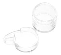 DIKACA Transparent Acrylic Ant Water Feeder Bowl Feeding Container for Ants and Reptiles Easy to Clean Stable Design for Display Box and Pet Habitat