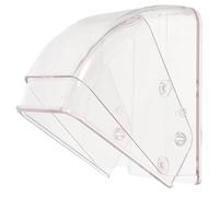 DIKACA Transparent Outdoor Doorbell Rain Cover Wireless Doorbell Shield with Material Rain Protection Extends Lifespan