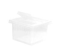 DIKACA Transparent Reptile Breeding Box Lightweight Plastic Terrarium Container for Spiders Geckos Frogs Turtles and Corn Snakes Practical Feeding and Habitat Enclosure