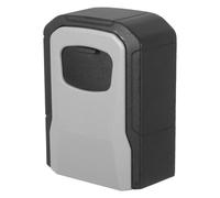 DIKACA Weatherproof Four-Digit Combination Key Lock Box Aluminum Alloy Anti-Theft Safe with Spacious Interior for Outdoor House Rental and Property Security