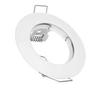 DIKACA White 50mm Cutout Recessed Light Trim Cover Frame for MR16 Spotlight Bulbs, Square Ring Trim Lighting Accessory, Compatible LED Can Lights,