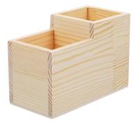 DIKACA Wood Design Structure Tool and Storage Box with Sturdy Nail Compact Organizer Desktop for Pens and Drillers, for Living Room and Bedroom
