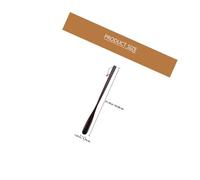 DIKACA Wooden Long Shoehorn with Ergonomic Bend for Seniors and Pregnant Women Smooth Rounded Edges for Easy Heel Fit Household Shoe Puller in Wood Color