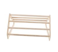 DIKACA Wooden Poultry Stand Rack for Chickens and Parrots Creative Single Perch Bird Perch for Hen Chick Exercise and Balance Easy to Install Pet Chicken Accessory for Healthy Activity