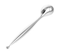 DIKACA Wrinkle Eye Anti-Wrinkle Massage Roller Metal 1pc Silver for Travel Adults Easy to Carry in Handbag Reduce Puffiness Reduce Dark Circles