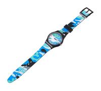DIKACA Wrist Watch Blue Camouflage Cartoon Design Lightweight Easy-Read Large Numbers Gift for Boys and Birthday Christmas