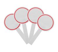 DIKACA Writable Foam Scoreboard 4Pcs Dry Erase Boards with Smooth Edges for Table Tennis and Auction Use 7.87 X 3.94 Inches