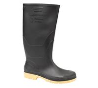 Dikamar Administrator Mens Plain Rubber Wellington Boots FS886