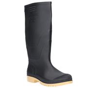 Dikamar Mens Slip On Administrator Wellingtons Black