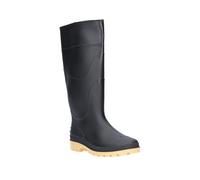 Dikamar Pricebuster/Evora Wellington Black Plain PVC Wellingtons PVC