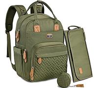 Dikaslon Baby Changing Bags Backpack, Large Baby Bag, 19 Pockets, Outdoors