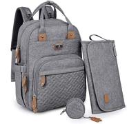 Dikaslon Changing Bag Backpack, Large Nappy Back Pack Multifunction Baby Bags w