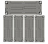 DIKAVS 104x38mm 4.1”x1.5” PCB FR4 Prototyping Board Solderable Perforated Board General Purpose Printed Circuit Board Suitable for Arduino DIY Electronic Projects (Pack of 5)