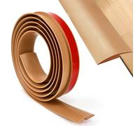 DIKEBAO 6.5ft Floor Transition Strip Self Adhesive PVC Carpet to Tile Flooring Transition Strip Vinyl Flexible Flooring Transition Strip Laminate for Carpet Threshold Transition Strip(5mm Black)