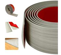 DIKEBAO PVC Floor Transition Strip Self Adhesive Laminate Floor Cover Strips Door Carpet Edge Strip Floor Edging Trim Strip Vinyl Transition Profile Laminate Flooring Joining Strips Door(Grey(50mm))