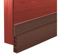 DIKER Draught Excluder, Bottom of Door Draft Seal Strip Self Adhesive 2" W x 39" L, Under Door Draught Stoppers Brown for Noise Proof, Patio, Door Insulation Energy Saving