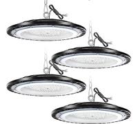 DIKHEE 150W LED UFO High Bay Light 6500K Industrial UFO Lamp 15000LM Daylight White UFO LED Workshop Lamp IP65 Waterproof Commercial Shop Industrial Lights Fixtures