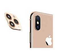 DIKKAR iPhone X/XS/XS Max Convert to iPhone 11 Pro/11 Pro Max Lens Sticker, Camera Lens Protector for iPhone X/XS/XS Max,Upgraded Camera Cover Anti-Scratch Tempered Glass Film,Change to New iPhone
