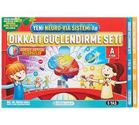 Dikkati Güçlendirme Seti 3 Kitap (5 Yaş) (Yeni Neuro-Via Sistemi ile)