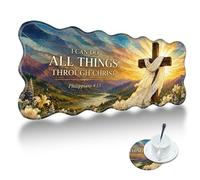Dikoer Bible 4-13 Desk Mat Wave Mouse Pad with Coaster Set