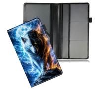 Dikoer Black White Wolf Car Registration and Insurance Holder