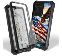 Dikoer Case for Lively Jitterbug Smart 5 w/Screen Protector, Flag Eagle
