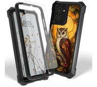 Dikoer Case for Lively Jitterbug Smart 5 w/Screen Protector, Glass Eagle