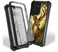 Dikoer Case for Lively Jitterbug Smart 5 w/Screen Protector, Leaf Deer