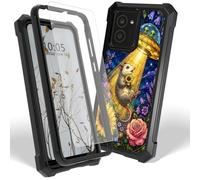 Dikoer Case for Lively Jitterbug Smart 5 w/Screen Protector, Mouse Flower