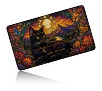 Dikoer Cat Moon for MTG/TCG Playmat 24" x 14" Commander Deck Gaming Mat