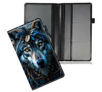 Dikoer Dark Cool Wolf Car Registration and Insurance Holder