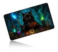 Dikoer Dreamy Cat for MTG/TCG Playmat 24" x 14" Commander Deck Gaming Mat