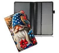 Dikoer Flower Santa Claus Car Registration and Insurance Holder