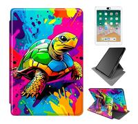 Dikoer for 6" All-New Kindle 11th Generation 2024/2022 Release e-Reader Case, 360 Degree Rotating Adjustable Stand Smart Leather Tablet Cover for Women Men, Art Sea Turtle
