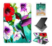 Dikoer for 6" All-New Kindle 11th Generation 2024/2022 Release e-Reader Case, 360 Degree Rotating Adjustable Stand Smart Leather Tablet Cover for Women Men, Petunia Hummingbird