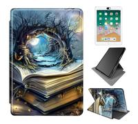 Dikoer for 6" All-New Kindle 11th Generation 2024/2022 Release e-Reader Case, 360 Degree Rotating Adjustable Stand Smart Leather Tablet Cover for Women Men, Book Castle